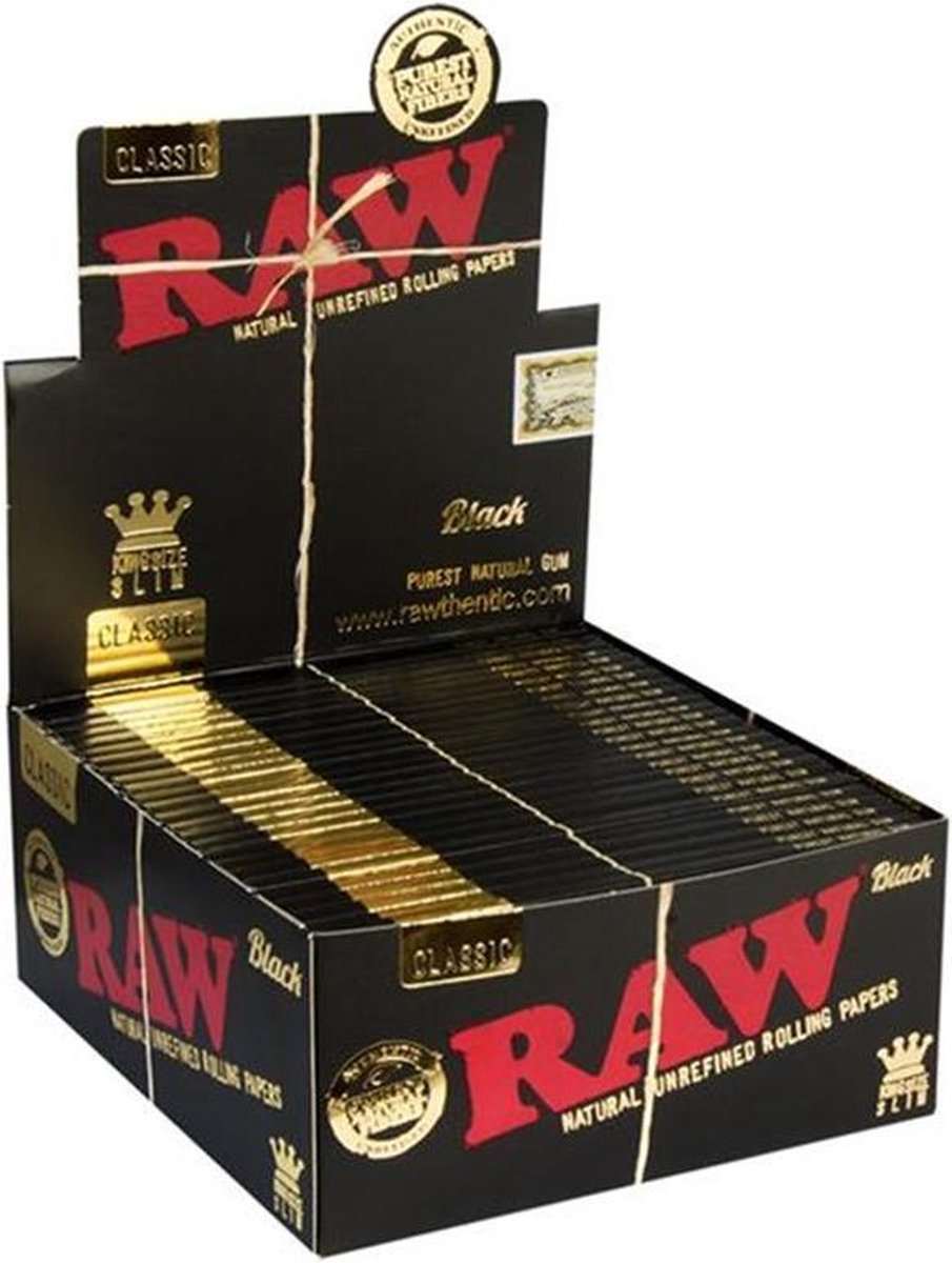 RAW -  Black King Size - Rolling Papers