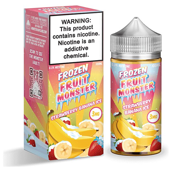 Frozen Fruit Monster Strawberry Banana Ice 100ml